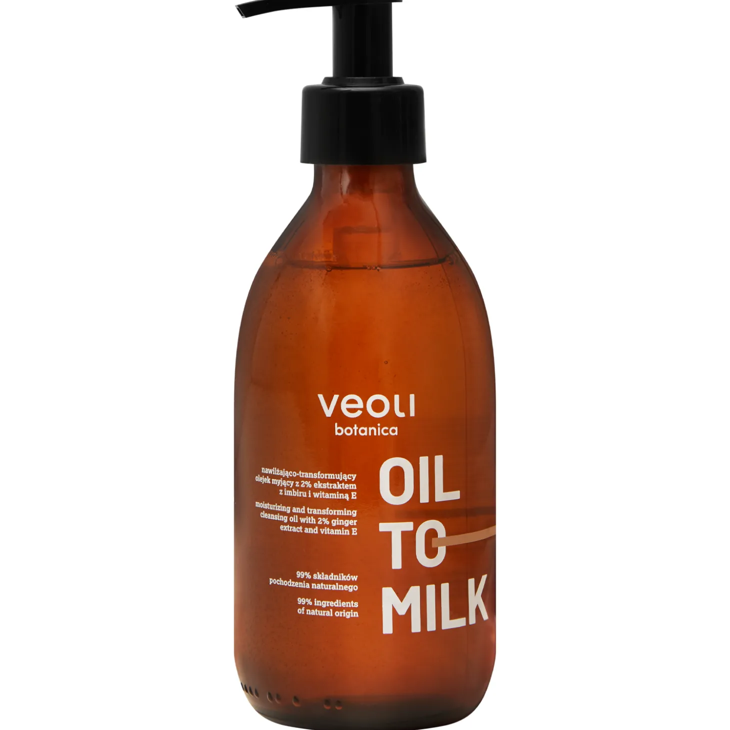 Veoli Botanica - Oil To Milk - Nawilżająco-Transformujący Olejek Myjący - 290ml