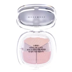 Wakemake - Stay Fixer Multi Color Powder - Trio Pudrów Korygujących - 03 Satin Pink - 4g