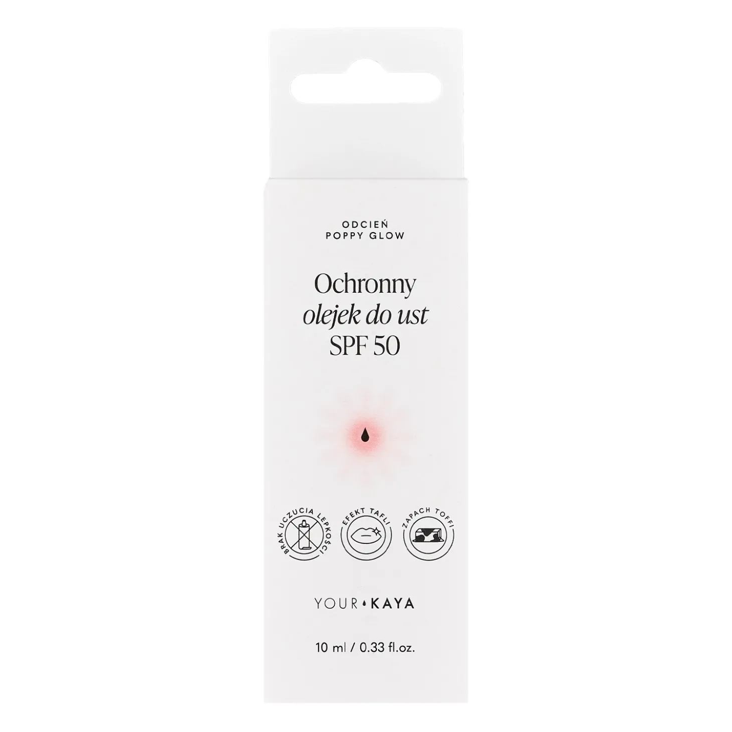 Your Kaya - Ochronny Olejek do Ust SPF 50 - Poppy Glow - 10ml