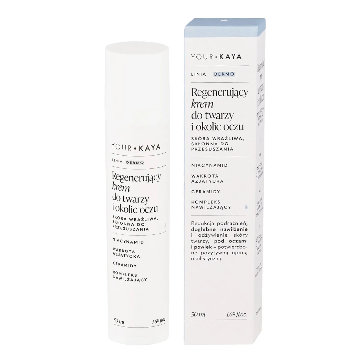 Your Kaya - Regenerujący krem do twarzy i okolic oczu - 50ml